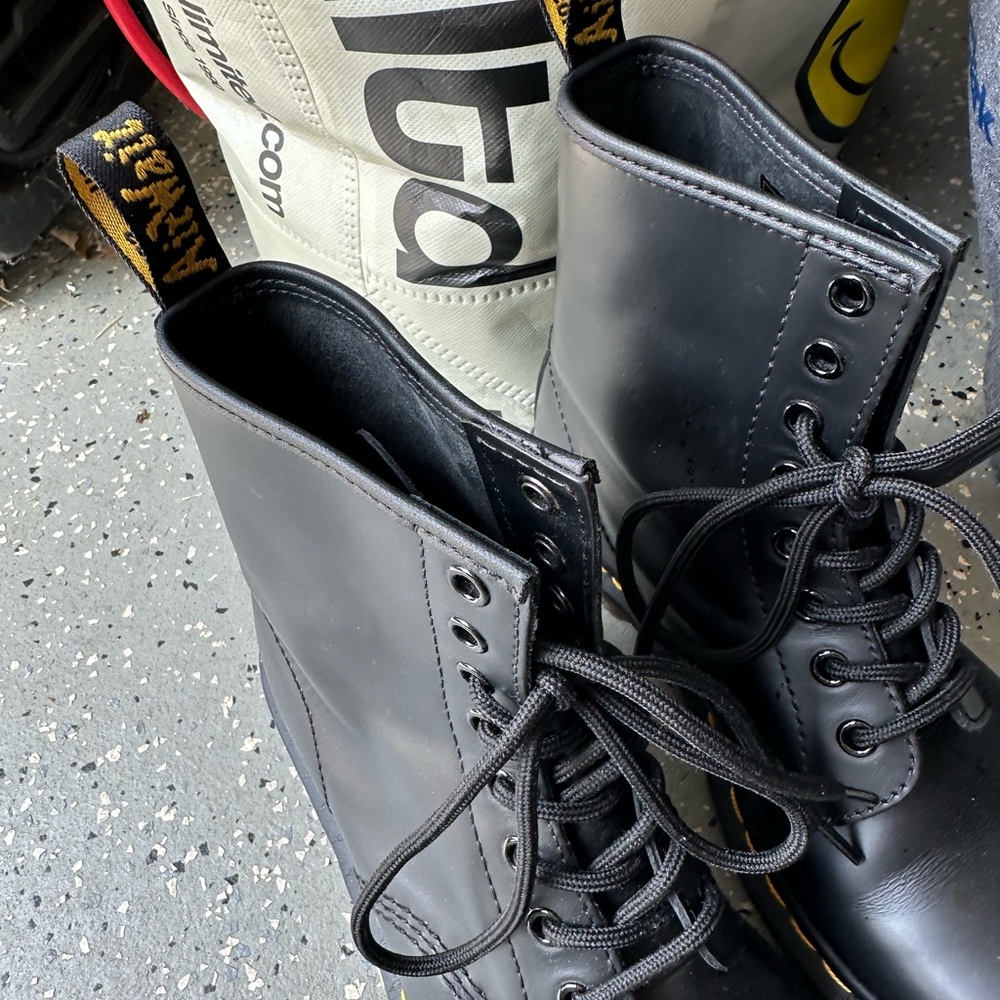 Dr. Martens Black Combat Boots